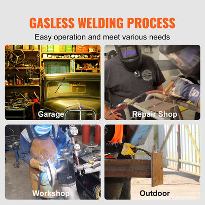 Gasless MIG Welding Wire, E71T-GS 0.8mm 4.5kg, Low Spatter for Outdoor Use
