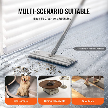 VEVOR Carpet Protector for Pets, 15" x 4' PVC Scratch-Proof Cat Carpet Protector
