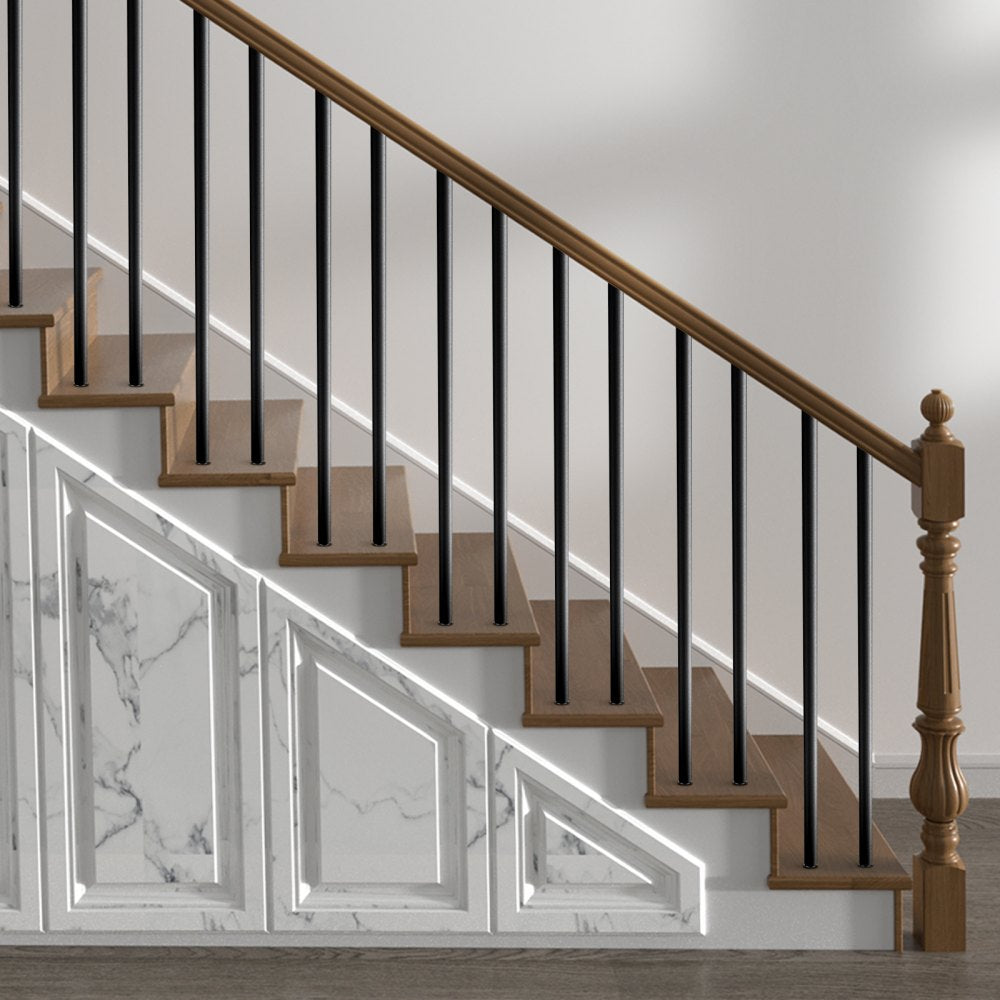 Staircase Balusters 101 Pack 660mm Aluminum Spindles with Screws/Rail Caps