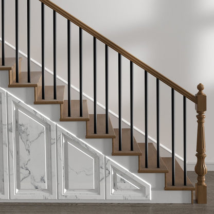 Staircase Balusters 101 Pack 660mm Aluminum Spindles with Screws/Rail Caps