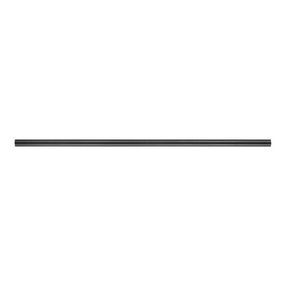 125 Pack Deck Balusters, 81.3 cm Aluminum Railing Spindles, 1.9 cm Diameter Hollow Round Metal Decking Stair Balusters with Connectors, Screws, for Deck, Porch & Staircase Railing Fence, Black