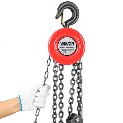 Hand Chain Hoist 2 T Capacity 3 m Manual Chain Block with G70 Chain