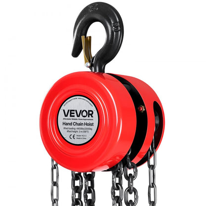 Hand Chain Hoist 2 T Capacity 3 m Manual Chain Block with G70 Chain