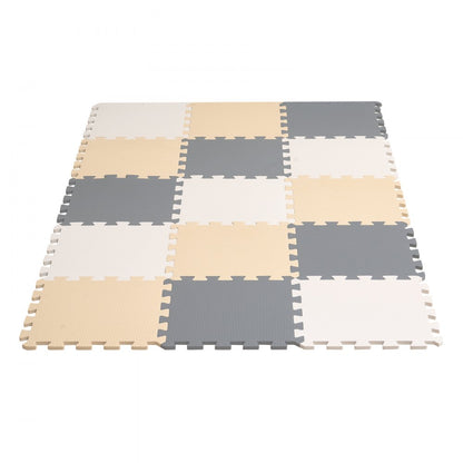Kids Foam Puzzle Floor Playmat 0.4 in 16 Pcs Interlocking EVA Soft Tiles