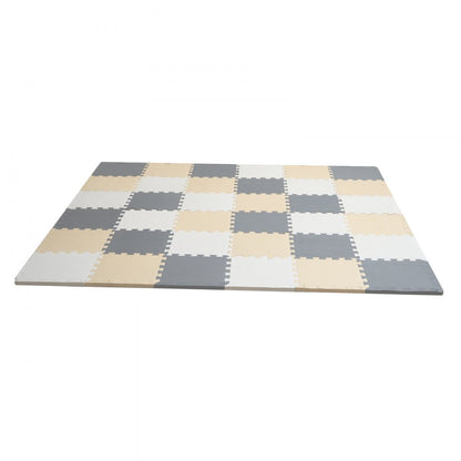 Kids Foam Puzzle Floor Playmat 0.4 in 36 Pcs Interlocking EVA Soft Tiles