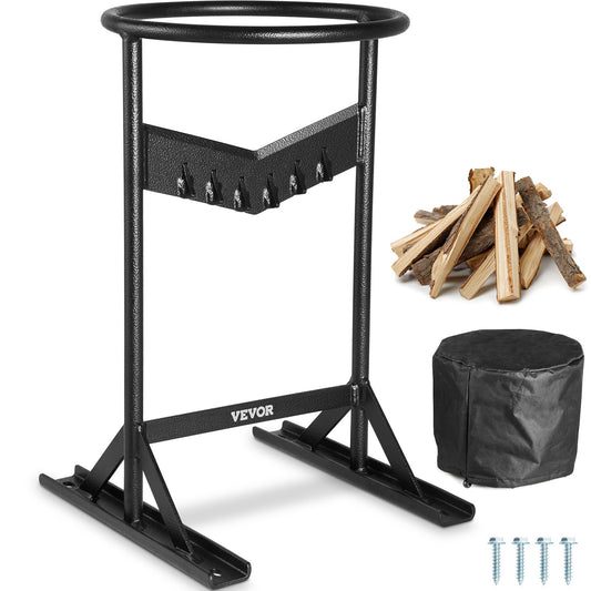 VEVOR Firewood Kindling Splitter, 9''x17'' XL Wood Splitter, Unique V-Shaped Finger-Safety
