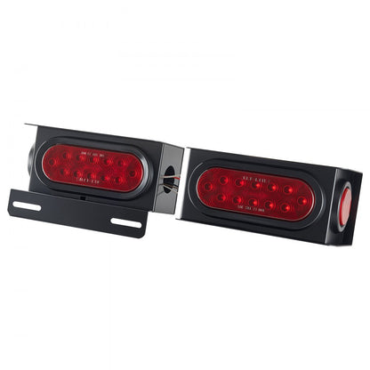 Trailer Lights, LED Trailer Tail Lights Kit with Stop Brake Turn Tail Clearance (Side) Lamp, Left and Right Waterproof Dustproof Tow Lighting Kit for Boat Truck Camper RV Snowmobile Bus Caravan