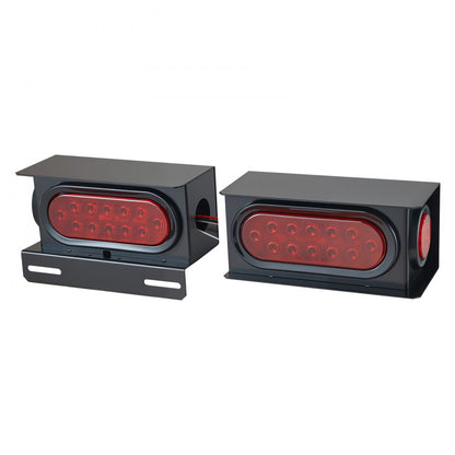 Trailer Lights, LED Trailer Tail Lights Kit with Stop Brake Turn Tail Clearance (Side) Lamp, Left and Right Waterproof Dustproof Tow Lighting Kit for Boat Truck Camper RV Snowmobile Bus Caravan