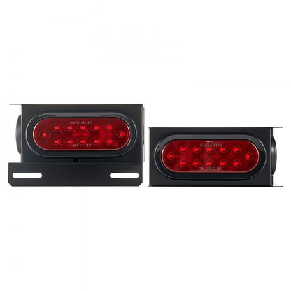 Trailer Lights, LED Trailer Tail Lights Kit with Stop Brake Turn Tail Clearance (Side) Lamp, Left and Right Waterproof Dustproof Tow Lighting Kit for Boat Truck Camper RV Snowmobile Bus Caravan