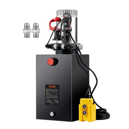 Hydraulic Pump 15L Double Acting Trailer Power Unit, 12V DC, 1.6 kW, 15 kg