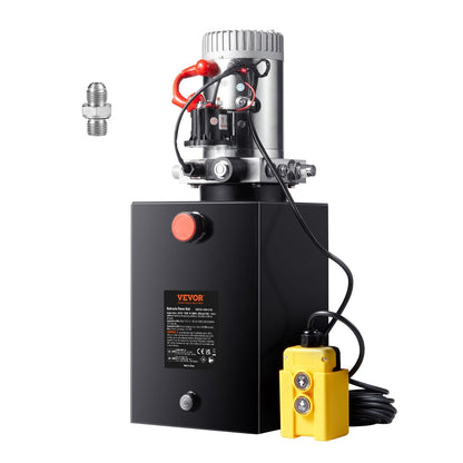 Hydraulic Power Unit, 5 Gal, 1.6 kW, 3200 PSI, for Dump Trailers and Lifting