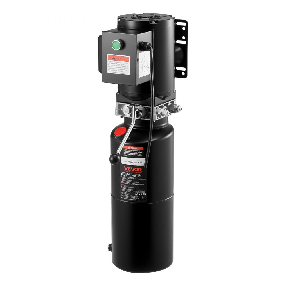 Hydraulic Pump Power Unit AC 220V 10 Quart Single Acting Hydraulic Unit