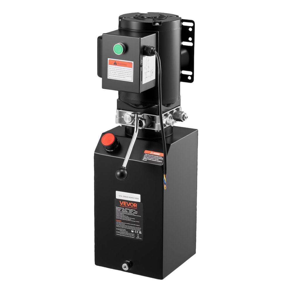 Hydraulic Pump Power Unit AC 220V 15 Quart Single Acting Hydraulic Unit