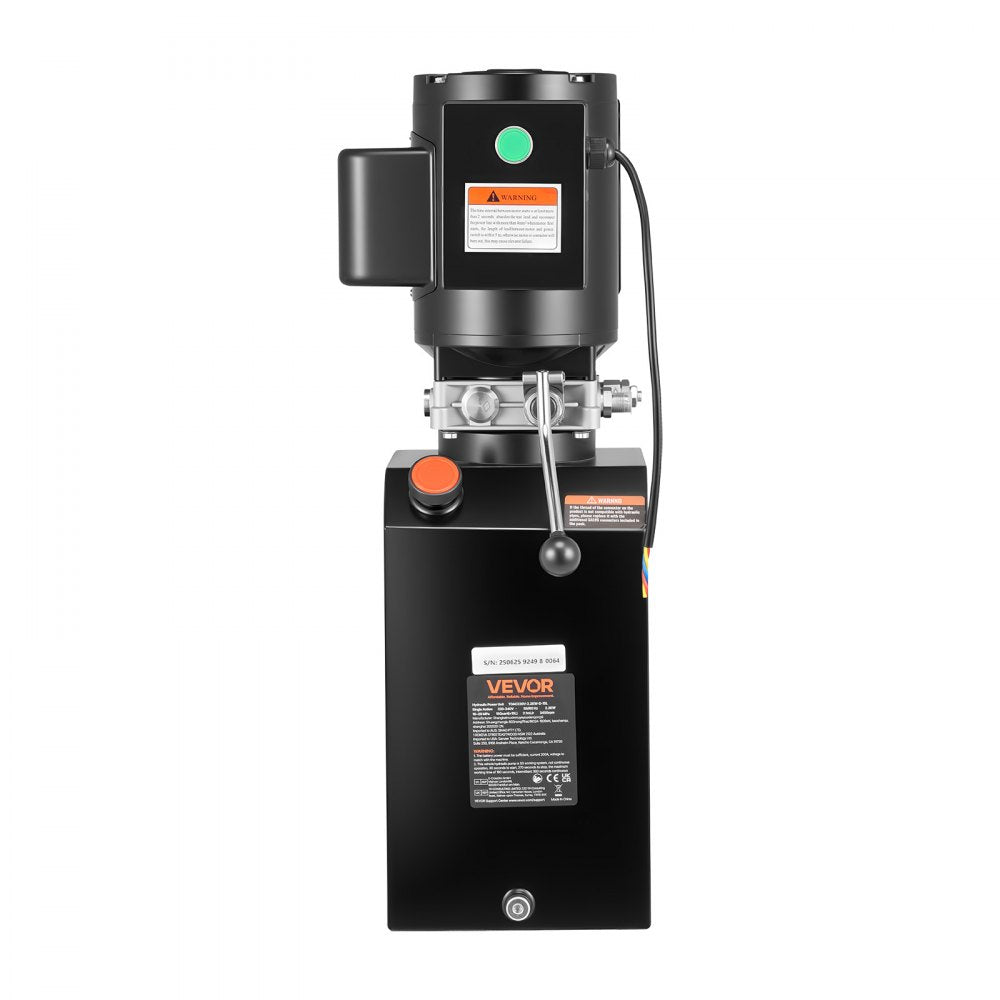 Hydraulic Pump Power Unit AC 220V 15 Quart Single Acting Hydraulic Unit