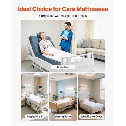 VEVOR Hospital Medical Bed Mattress 153 mm Water Resistant Non Slip Home Foam