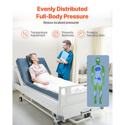 VEVOR Hospital Medical Bed Mattress 153 mm Water Resistant Non Slip Foam 159 kg