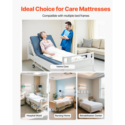 VEVOR Hospital Medical Bed Mattress 89 mm Water Resistant Non Slip Home Foam