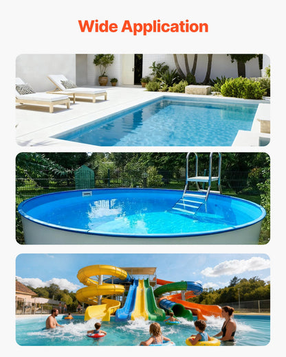 Sand Filter, 508 mm, 189.3 LPM Above Inground Swimming Pool Sand Filter System, with 7-Way Multi-Port Valve, Backwash, Rinse, Recirculate, Waste, Winter, Closed Modes, for Above In Ground Pools