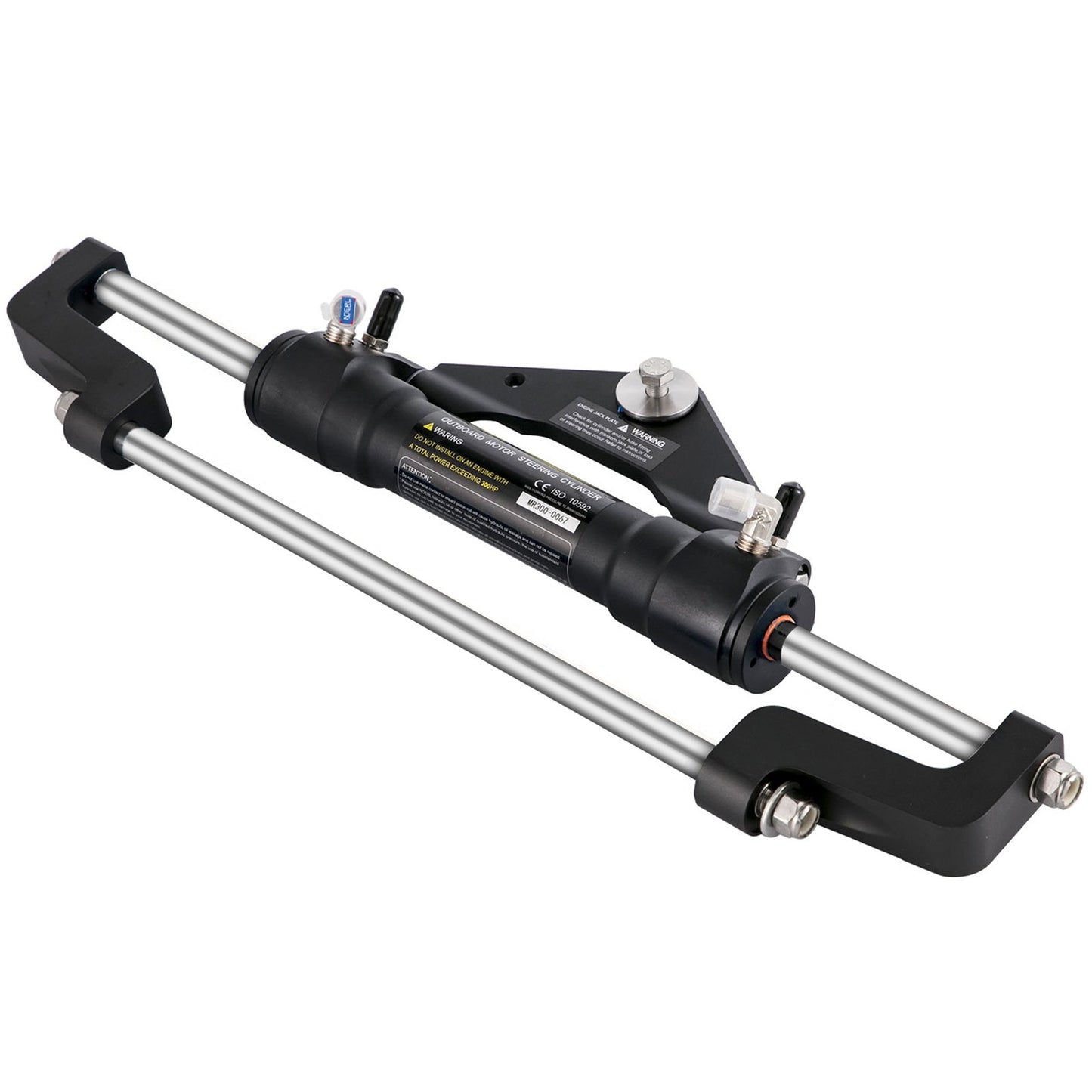 Hydraulic Boat Steering Kit, 300HP Hydraulic Steering Kit Helm Pump, Hydraulic Outboard Steeing Kit with 4267 mm Hydraulic Steering Hose for Boat Steering System
