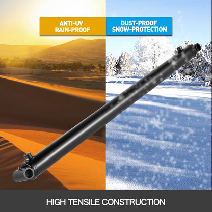 VEVOR Hydraulic Cylinder 2\" Bore 36\" Stroke Hydraulic Ram Cylinder 3000psi Hydraulic