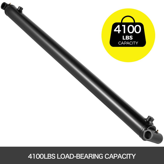 Hydraulic Cylinder 50mm Bore 914mm Stroke 3500 PSI 15kg Load Capacity