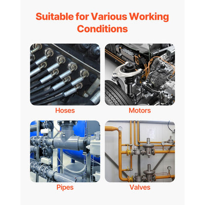 64 PCS DIN Hydraulic Fitting Galvanized Cap & Plug Assortment Adapter Kit
