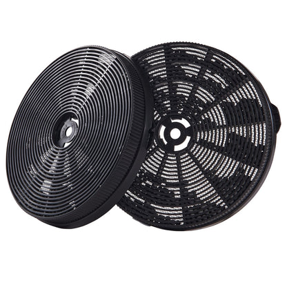 Charcoal Filter for Ductless Range Hoods, 2-Pack, Easy Install, 0.33 kg Each