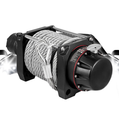 VEVOR Industrial Hydraulic Winch 9071kg, Hydraulic Anchor Winch with 24m Strong