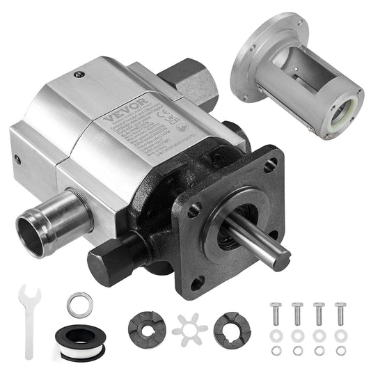 VEVOR Hydraulic Wood Log Splitter Pump Kit, 13 GPM, 2 Stage 4000 PSI Aluminum Hydraulic