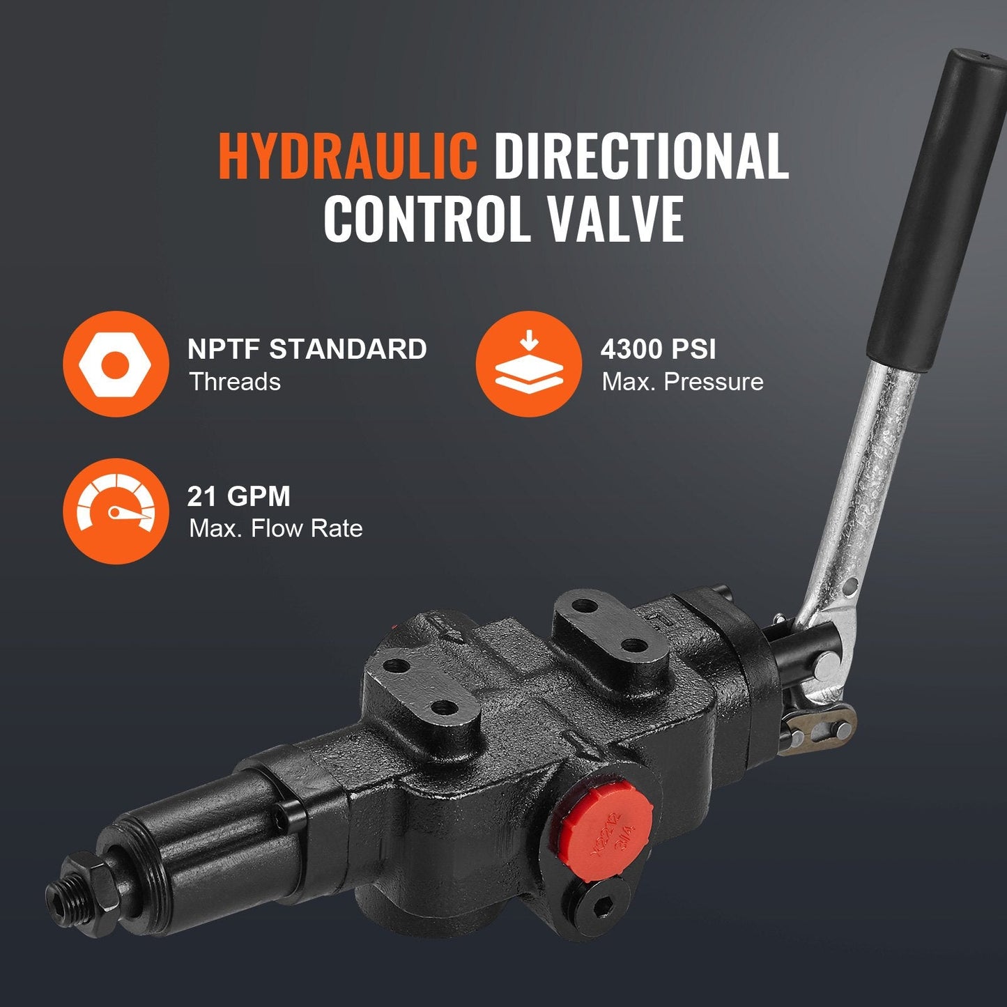 Hydraulic Log Splitter Pump Kit, 22GPM, 4000PSI, Aluminum, for Small Engines
