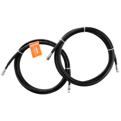 VEVOR Outboard Hose Kit, 609 cm Hydraulic Steering Hose, 2-Piece Leak-Proof TPEE