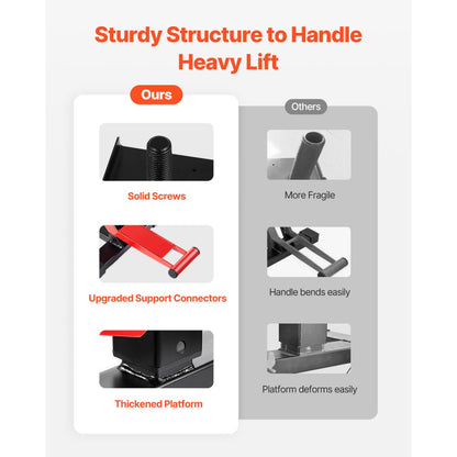 VEVOR Dirt Bike Lift Stand 440 LBS Adjustable Hydraulic Motorcycle Lift Jack