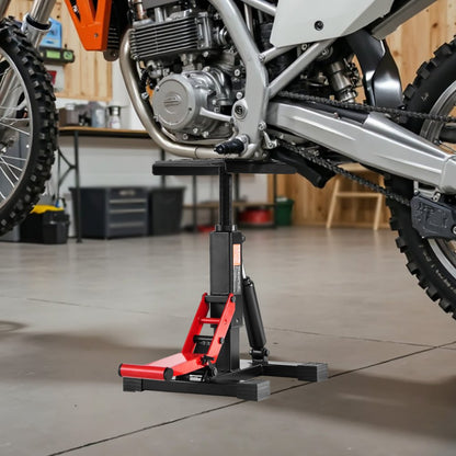 VEVOR Dirt Bike Lift Stand 440 LBS Adjustable Hydraulic Motorcycle Lift Jack