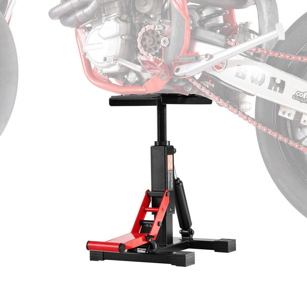 VEVOR Dirt Bike Lift Stand 440 LBS Adjustable Hydraulic Motorcycle Lift Jack