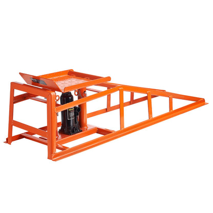 Hydraulic Car Ramps, 2 PCS 5T 11000 lbs, 270-360 mm Lift Height, Heavy Duty Hydraulic Vehicle Ramps, Portable Car Lifts for Home Garage Maintenance and Oil Changes, Truck Vehicle Auto Repair