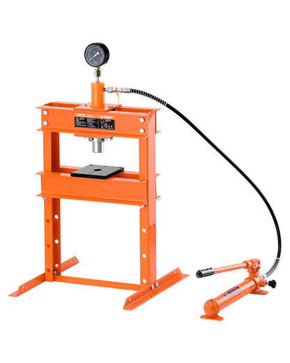 VEVOR 10 T Hydraulic Shop Press Hydraulic Press with Press Plate for Bending