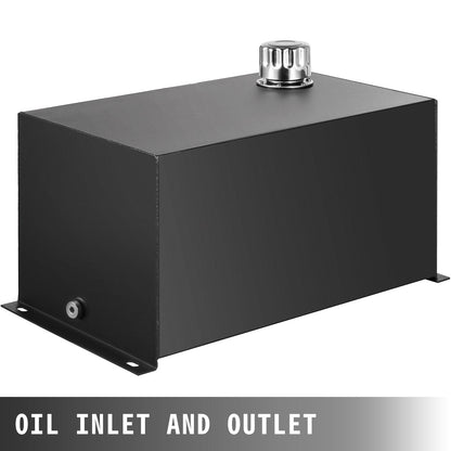 10 Gallon (38L) Hydraulic Oil Tank with Temp Gauge and Mount Bracket