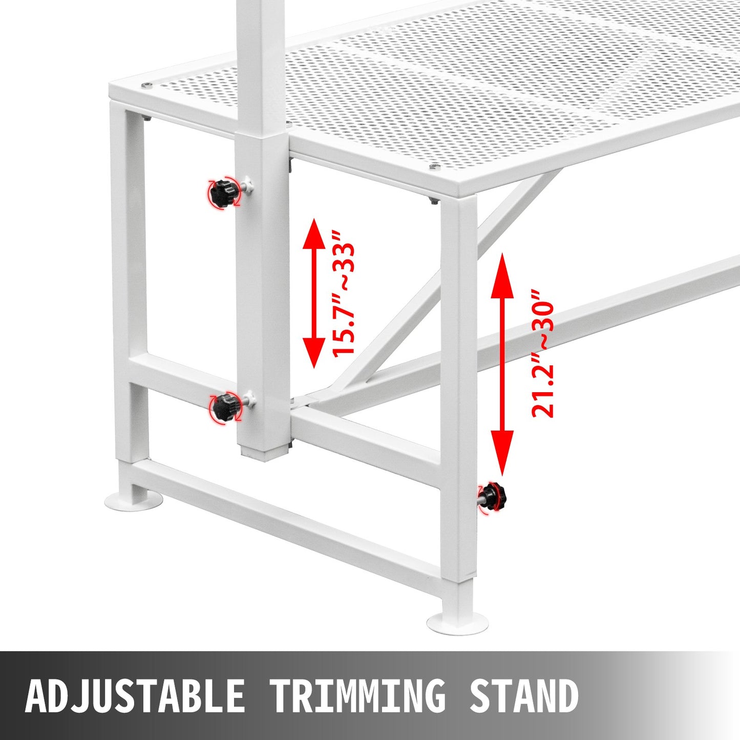 VEVOR Livestock Stand 51x23 inches, Trimming Stand with Straight Head Piece, Goat