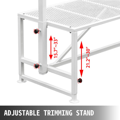 VEVOR Livestock Stand 51x23 inches, Trimming Stand with Straight Head Piece, Goat