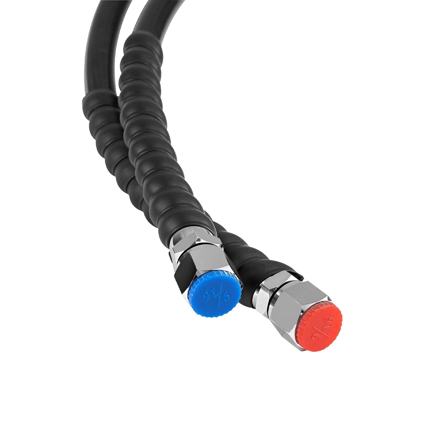 Hydraulic Steering Kit, 150 HP, Marine Boat Hydraulic Steering System, with 6.9 MPa/1000 psi Helm Pump, Two-Way Lock Cylinder, and 7.32m High-Strength Hoses, for Single Station Single-Engine Use