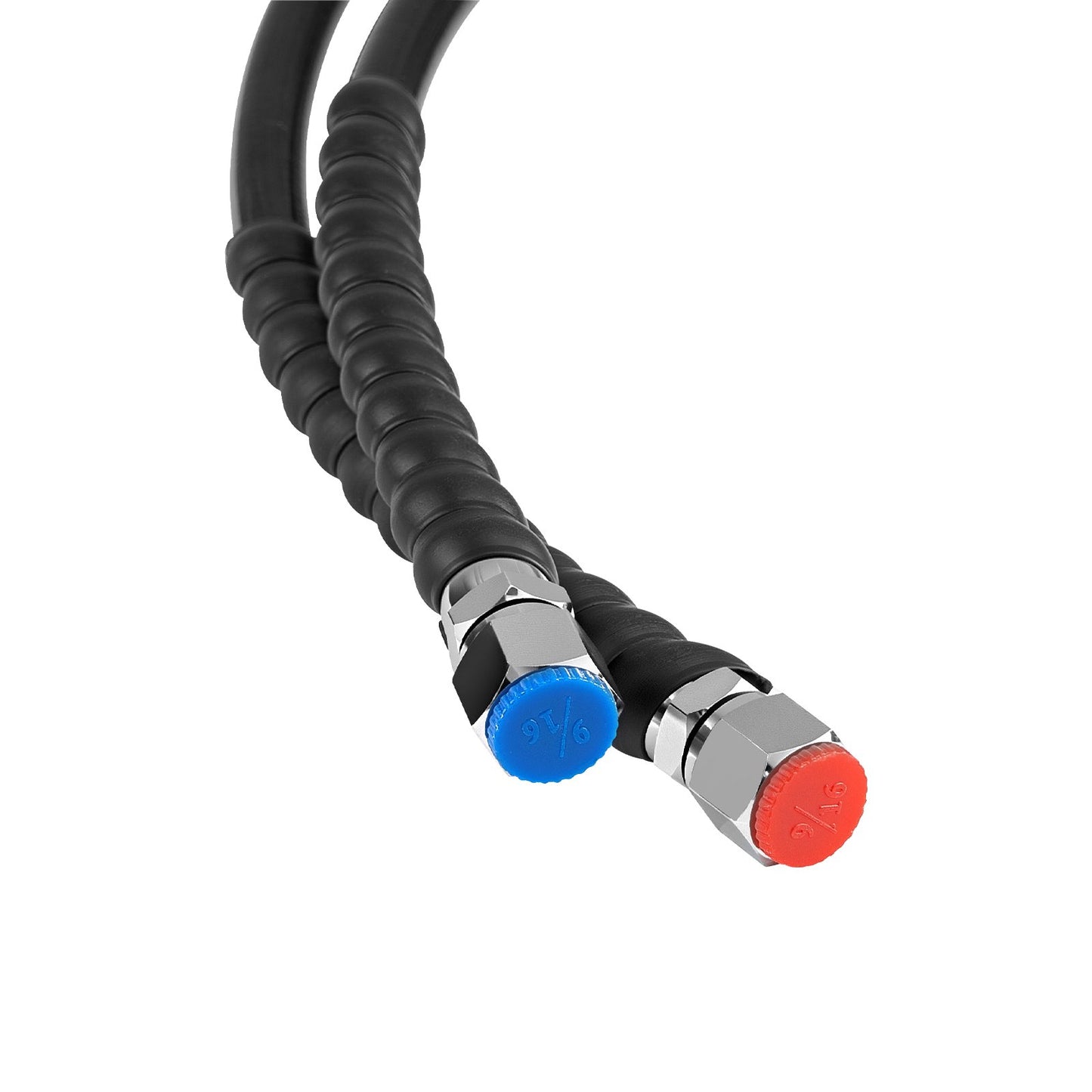 Hydraulic Steering Kit, 200 HP, Marine Boat Hydraulic Steering System, with 6.9 MPa/1000 psi Helm Pump, Two-Way Lock Cylinder, and 7.92m High-Strength Hoses, for Single Station Single-Engine Use