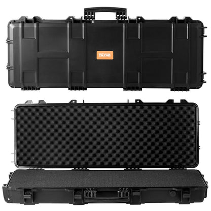 Heavy-Duty Rifle Case with Foam, Wheels, Waterproof & Crushproof, 1.07 m