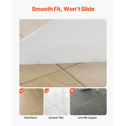 Chair Mat 765 x 1215 mm Transparent Office Chair Mat for Hard Floors Home