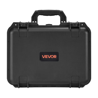 Hard Pistol Case, Heavy Duty Hard Gun Case with XPE Foam Lining, Waterproof Pistol Storage Box with Customizable Interior & Handle for Gun, Lenses, Camera, Gear, TSA Compliant, 404x319x192 mm