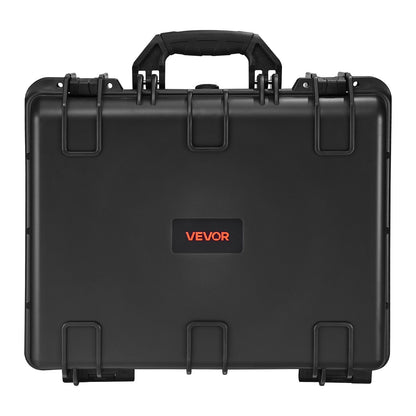Hard Pistol Case, Heavy Duty Hard Gun Case with XPE Foam Lining, Waterproof Pistol Storage Box with Customizable Interior & Handle for Gun, Lenses, Camera, Gear, TSA Compliant, 475x415x215 mm