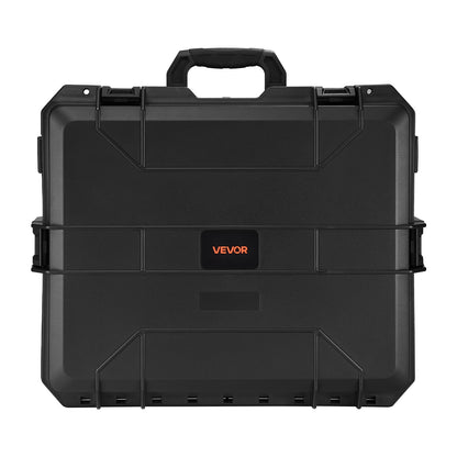 Hard Pistol Case, Heavy Duty Hard Gun Case with XPE Foam Lining, Waterproof Pistol Storage Box with Customizable Interior & Handle for Gun, Lenses, Camera, Gear, TSA Compliant, 556x455x225 mm