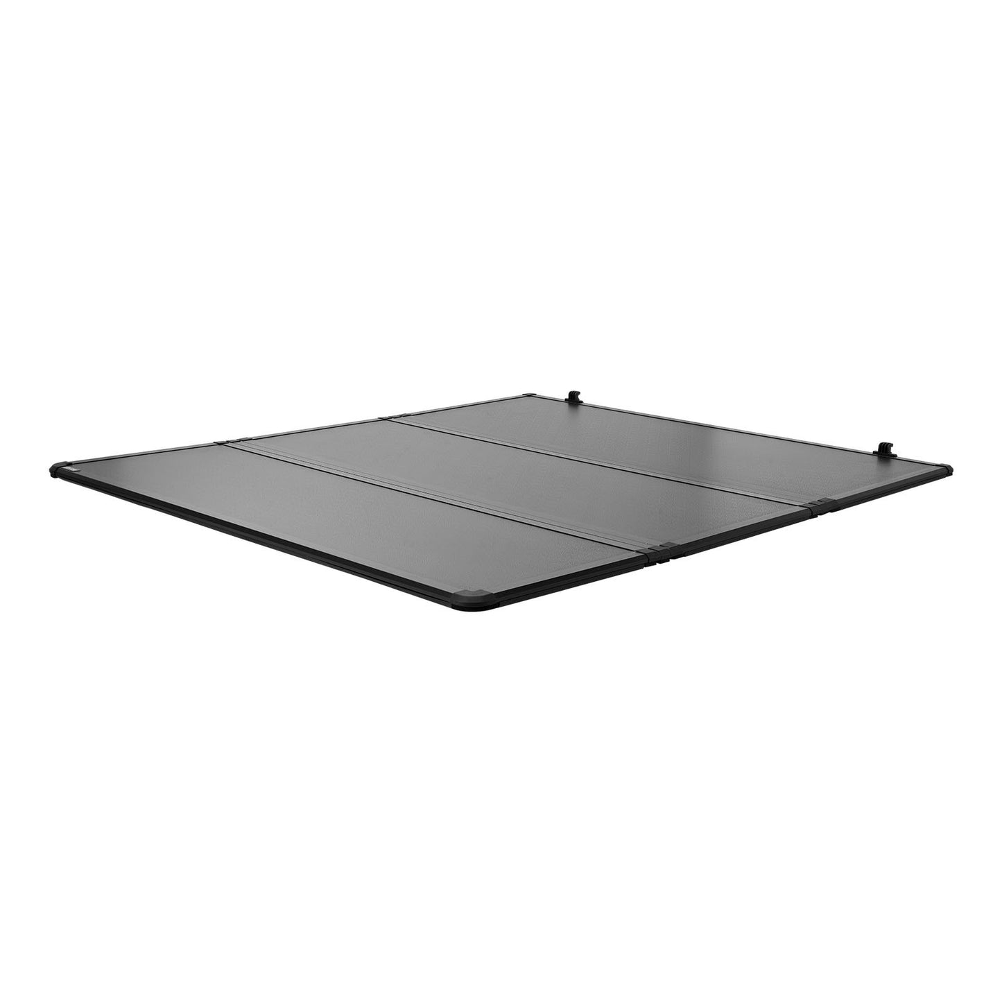 Hard Tri-Fold Truck Bed Tonneau Cover, Compatible with 2022-2025 Toyota Tundra with OE Track System 169.4 cm Bed, Waterproof Fiberglass Folding Truck Tonneau Cover, Aluminum Alloy Support Bar