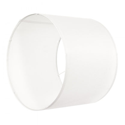 Drum Lamp Shade 2 Set 33 x 33 x 25 cm Medium Round Lampshade (Off-white)