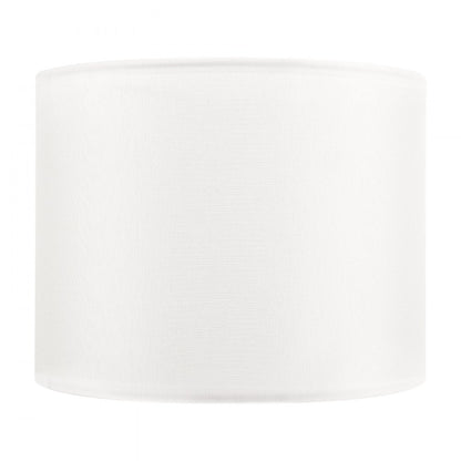 Drum Lamp Shade 2 Set 33 x 33 x 25 cm Medium Round Lampshade (Off-white)