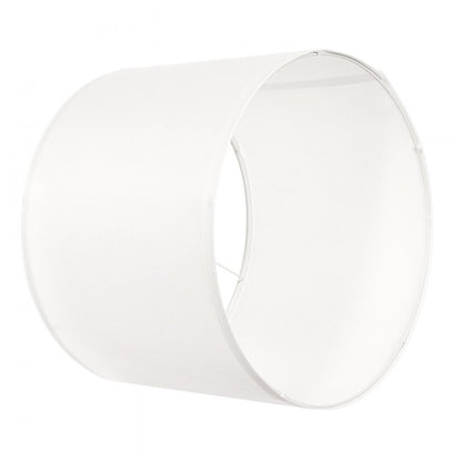 Drum Lamp Shade 33 x 33 x 25 cm Medium Round Lampshade (Off-white Linen)